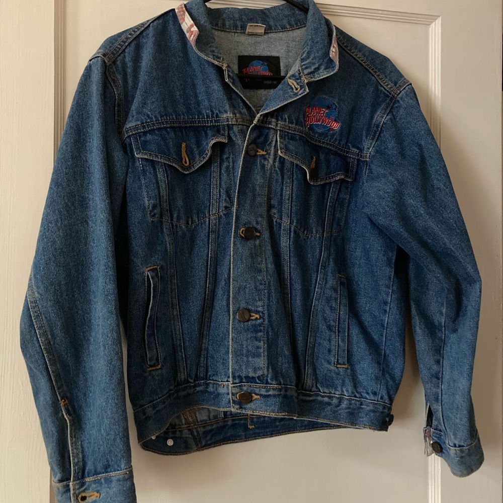 Vintage Planet Hollywood Denim Jacket